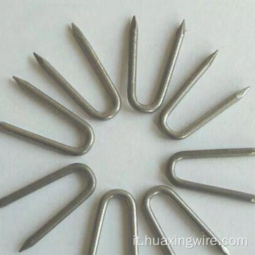 Staples spinato un chiodo a forma di U